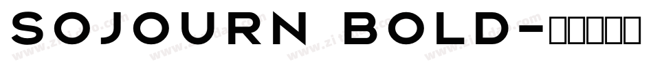Sojourn Bold字体转换